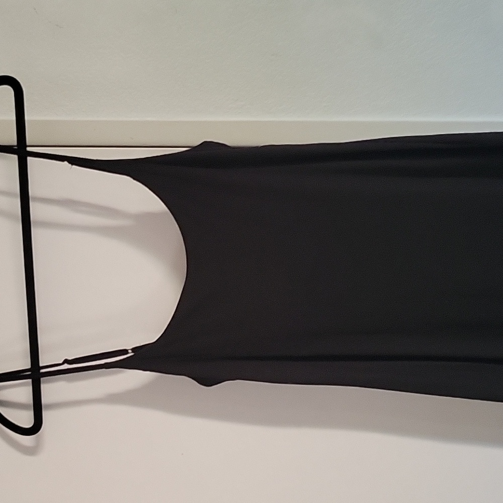 Cotton black dress.